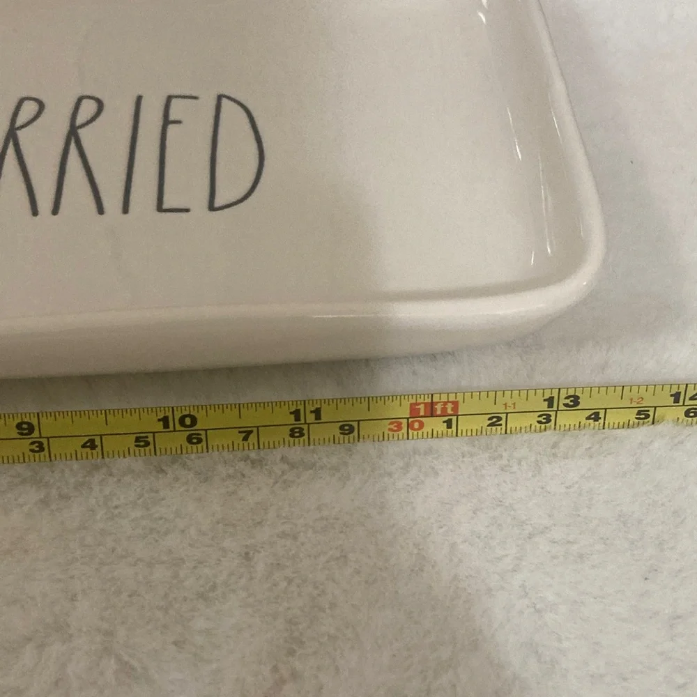 Rae Dunn Just Married Ceramic Tray
